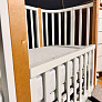 OLANT BABY кровать-трансформер с маятником Vila белый/бук - фото 12