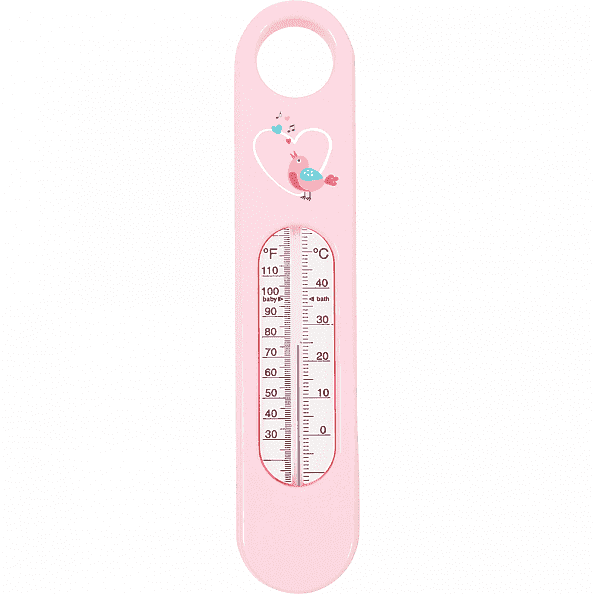 Bebe Jou подарочный набор: термометр, щетка, расческа, маникюрный набор нежно-розовый Птички певчие - фото  6