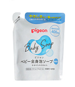 Pigeon мыло-пенка для младенцев, 400 мл(сменный блок)