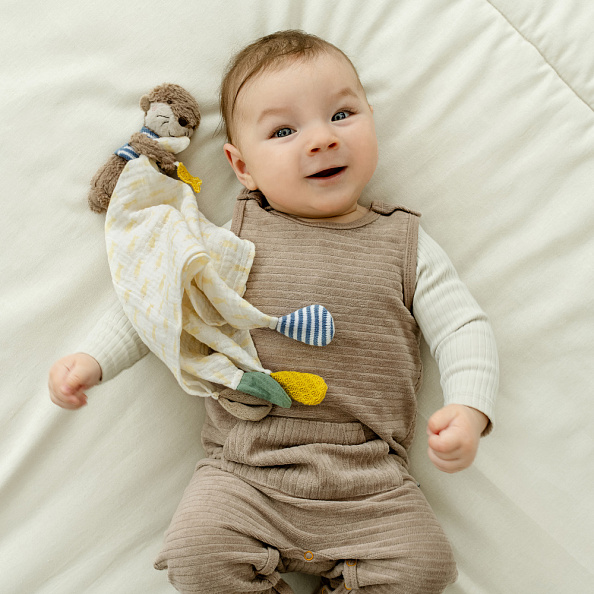 FEHN игрушка-комфортер из муслина Выдра Тео - фото  5