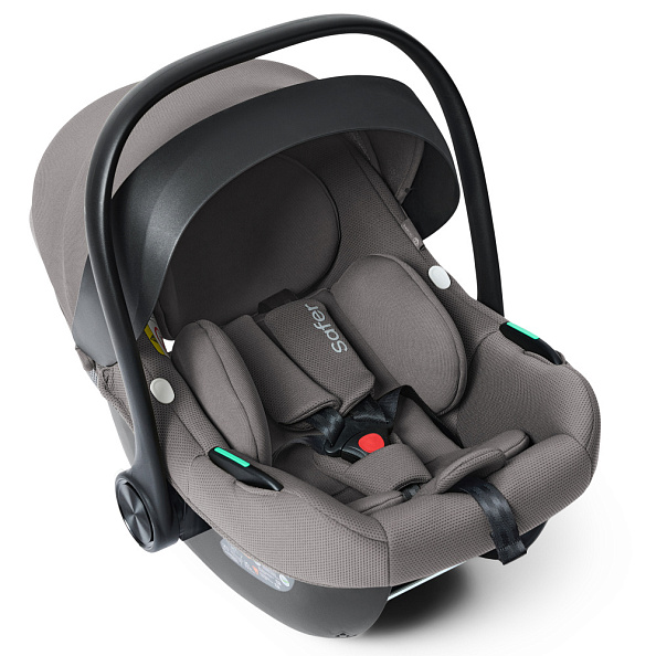 Happy Baby автокресло 0+ SAFER dark grey (40-87 см, 0-12 мес) - фото  1