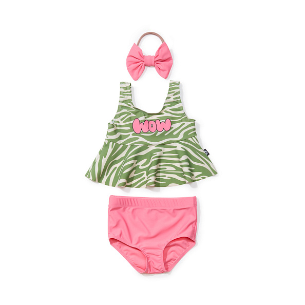 Happy Baby     green&bright pink -   1