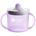 Tommee Tippee чашка-непроливайка первая 190 мл.с 4 мес., сиреневый NEW