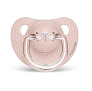 Suavinex пустышка 18 месяцев+ анатомическая силиконовая соска Hello Baby розовый зайка - фото 1