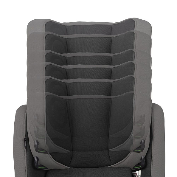 JANE Concord Автокресло Groowy+Nest (40-150 см, 0-12 лет) гр.0/1/2/3 Matt black- УЦЕНКА Витрина - фото  18