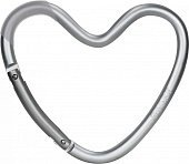 Xplorys Крепление для сумок Dooky Heart Hook - Silver Matt