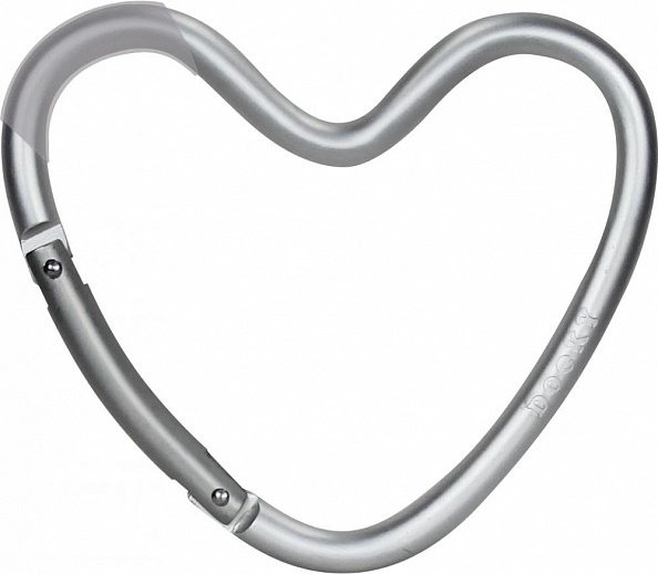 Xplorys Крепление для сумок Dooky Heart Hook - Silver Matt - фото  1