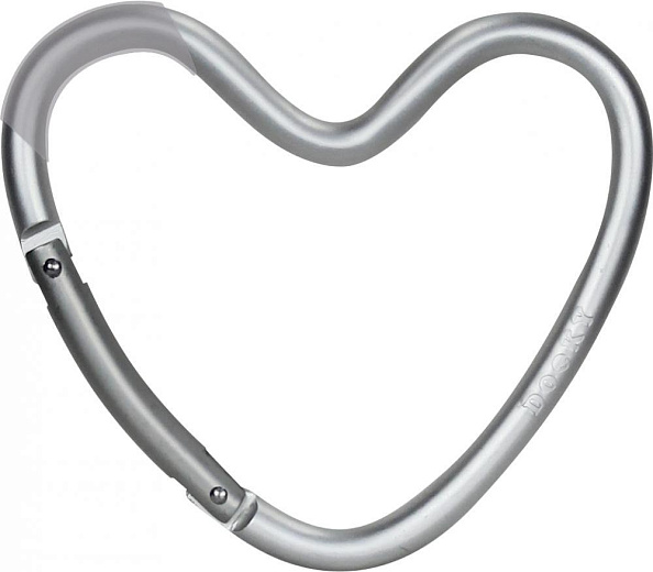 Xplorys    Dooky Heart Hook - Silver Matt -   1