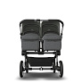 Bugaboo Donkey5 Twin коляска 2 в 1 Graphite/Grey Melange/Grey Melange complete - фото 5