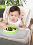 Munchkin тарелка детская на присоске секционная Stay Put™с 6 мес., зеленая - фото 6