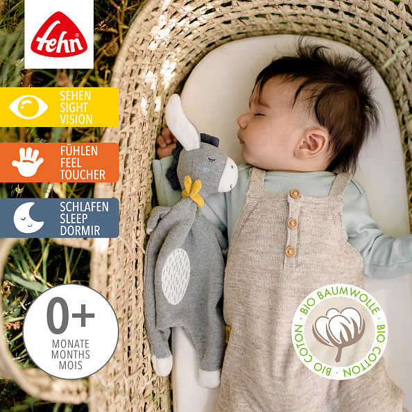 FEHN игрушка-комфортер Ослик NATUR - фото  2