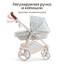 Happy Baby коляска для кукол Эшли (Ashley) синие цветы / blue flowers - фото 5