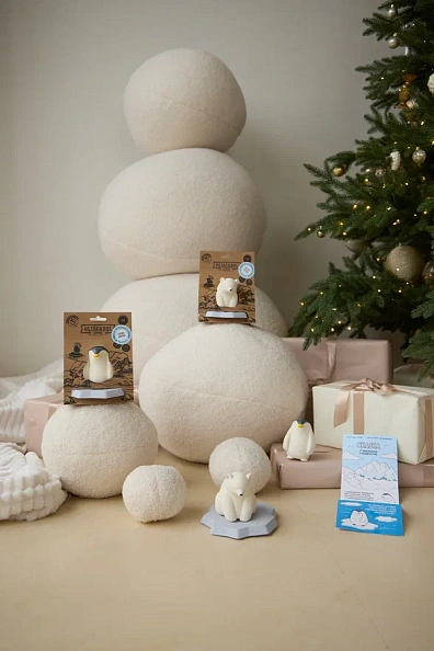 Oli&Carol игрушка развивающая для ванны Ice Penguin, каучук - фото  8