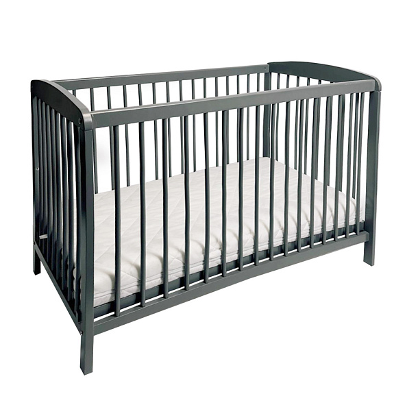 OLANT BABY кровать детская + матрас Sova графит - фото  1