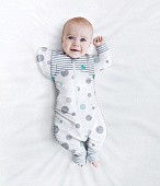 Love To Dream   Swaddle Up Transition Suit Lite White 