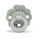 Elodie пустышка от 3 месяцев Binky Bloom силиконовая - Mineral Green
