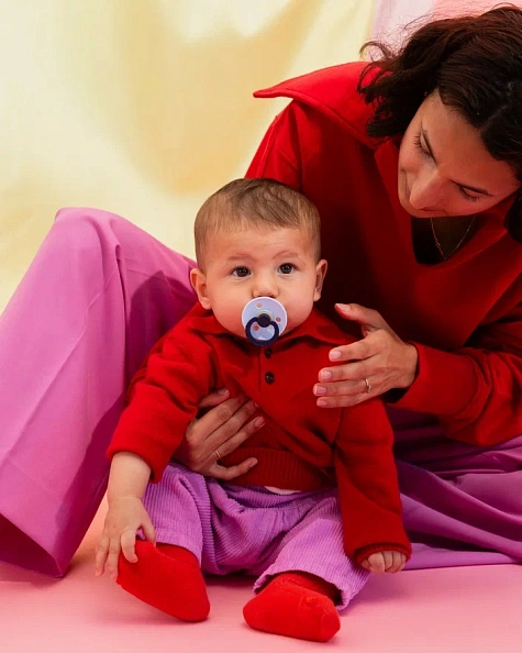 BIBS соска-пустышка латексная Studio Colour Fusion Baby Blue/Deep Space - фото  3