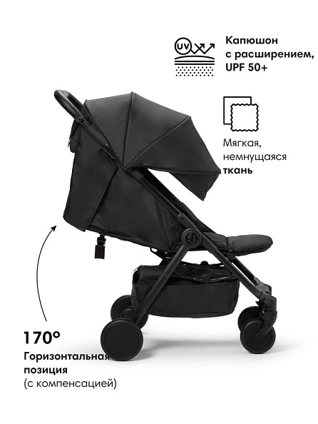 Elodie коляска прогулочная MONDO - Black Renew - фото  3