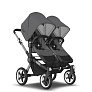 Bugaboo Donkey5 Twin коляска 2 в 1 Graphite/Grey Melange/Grey Melange complete - фото 11