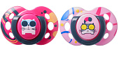 Tommee Tippee соска-пустышка силиконовая Fun Style, 6-18 мес., 2 шт.