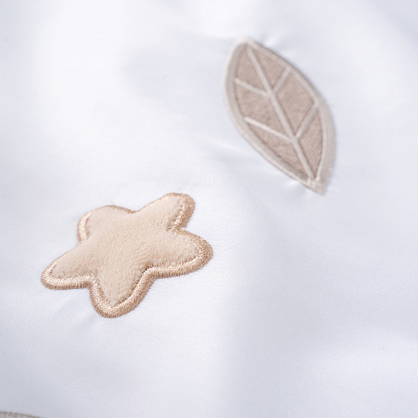 Perina комплект постельных принадлежностей для детей "Teddy Sateen Collection" (белый)  - фото  9