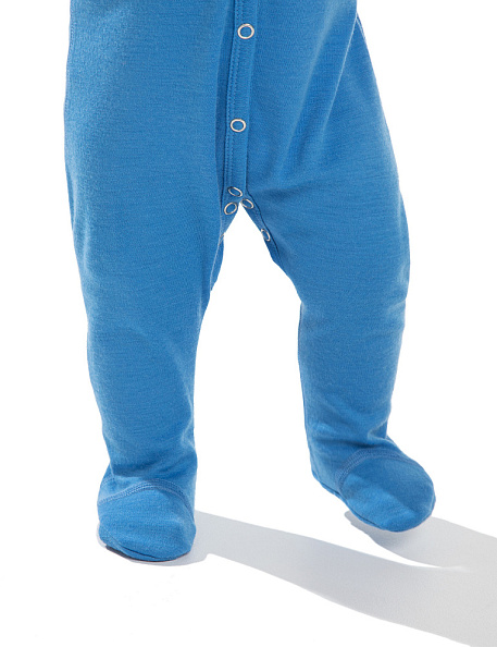 NORVEG комбинезон 100% шерсть Soft Baby цвет голубой - фото  3