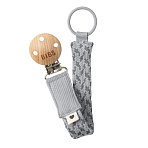 BIBS держатель для пустышки Paci Braid, Cloud/Iron