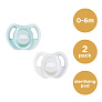Tommee Tippee соска-пустышка силиконовая Ultra-Light, 0-6 мес., 2 шт. - фото 10