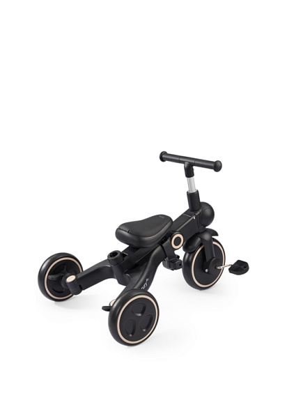 Happy Baby велосипед складной трёхколёсный Mercury Pro, black - фото  16