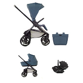 JANE Коляска 3 в 1 Keep+Sleep Seal+Kombibaby Matt Black