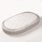 Perina простыня Oval на резинке детская (жемчужно-серый) 