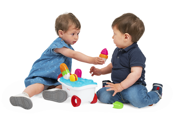 Chicco игрушка-конструктор Тележка с мороженым - фото  8