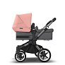 Bugaboo Donkey5 Twin коляска 2 в 1 Graphite/Grey Melange/Morning Pink - фото 3