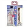 Chicco бутылочка пластиковая 250 мл Natural Feeling, розовая  - фото 10