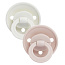 Elodie  0-6 . Retro Binky Bundle  2 . - Powder Pink 