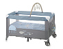JANE кровать-манеж Duo Level Toys, Lazuli Blue 120*60 см - фото 1