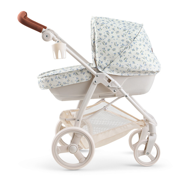 Happy Baby коляска для кукол Эшли (Ashley) синие цветы / blue flowers - фото  13