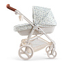 Happy Baby коляска для кукол Эшли (Ashley) синие цветы / blue flowers - фото 13