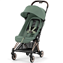 Cybex Коляска Coya Rosegold Leaf Green с дождевиком и бампером - фото 3