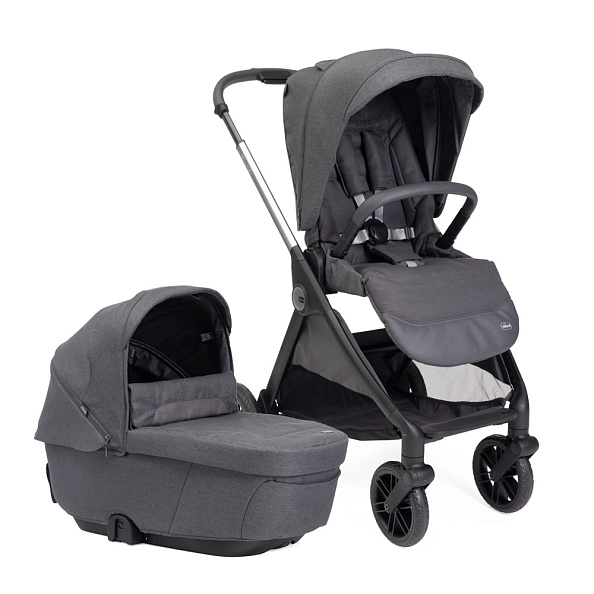 Chicco Коляска 2в1 Bellagio Black Satin - фото  1