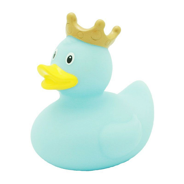 Веселые Ути-пути уточка в короне голубая - фото  1