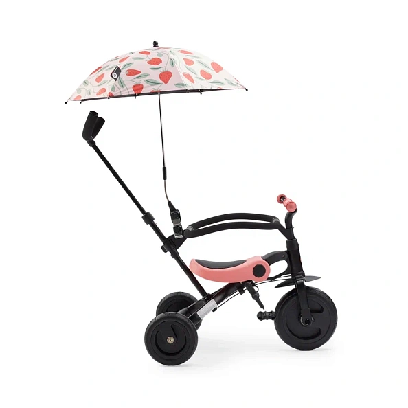 Happy Baby зонт детский в комплекте с креплением для коляски, велосипеда strawberry - фото  7