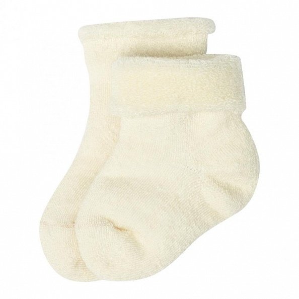 OLANT BABY носки шерсть плюш, молочный - фото  1