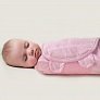 Summer Infant конверт для пеленания на липучке Swaddleme® Lux Velboa S/M розовый