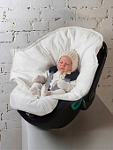 OLANT конверт в автокресло и коляску айвори демисезонный