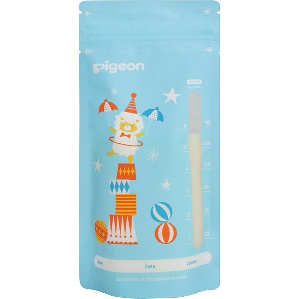 Pigeon пакеты для заморозки и хранения грудного молока 180 мл, 25 шт. - фото  3