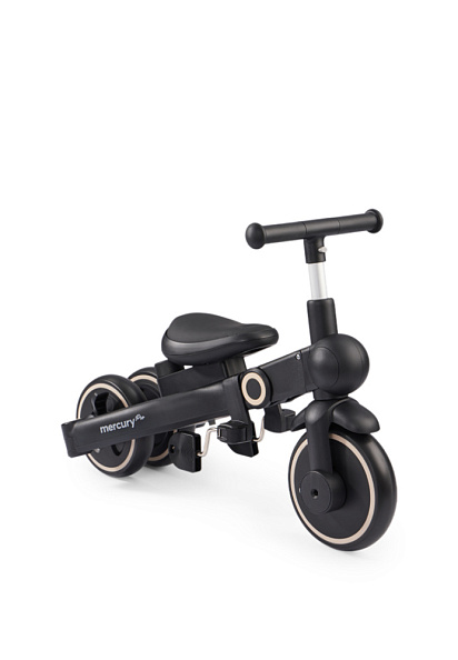 Happy Baby велосипед складной трёхколёсный Mercury Pro, black - фото  15