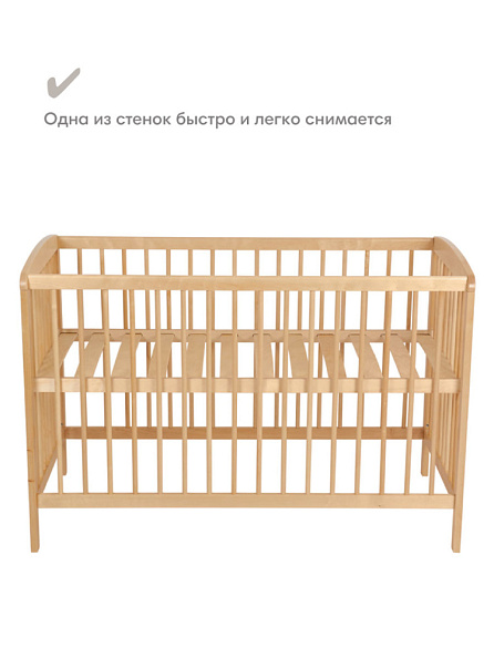 OLANT кровать + матрас Сова (Sova) натуральный - фото  5