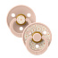 BIBS набор пустышек латексных Studio Colour, 2 штуки Jasmine/Blush
