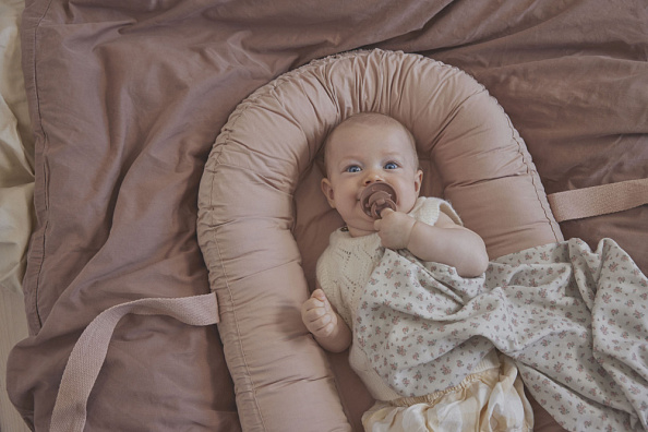 Elodie  0-6 . Retro Binky Bundle  - Sunrise Blue 